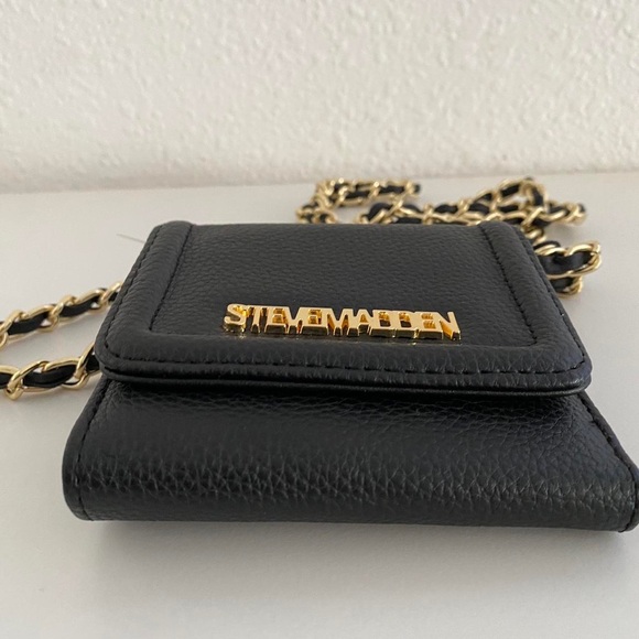 Steve Madden Women's Black Wallet-purses 🆕 - Picture 6 of 9